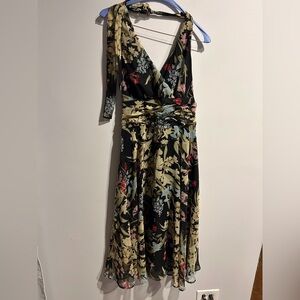 Connected Apparel polyester sleeveless floral dress